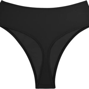 Classic Black High-Waist Bikini Bottom